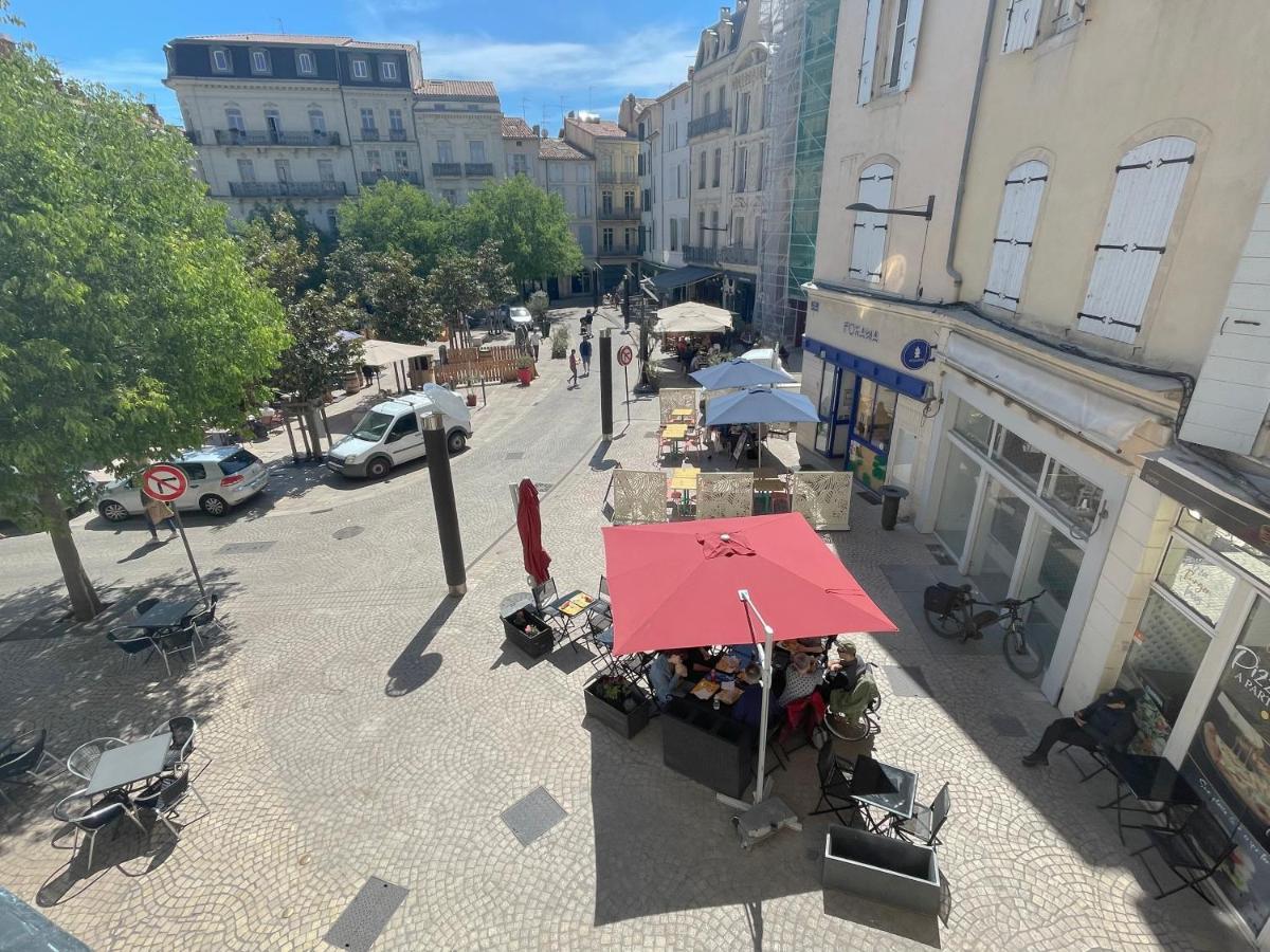 Place De La Mairie, Art Apparts Beziers Luaran gambar