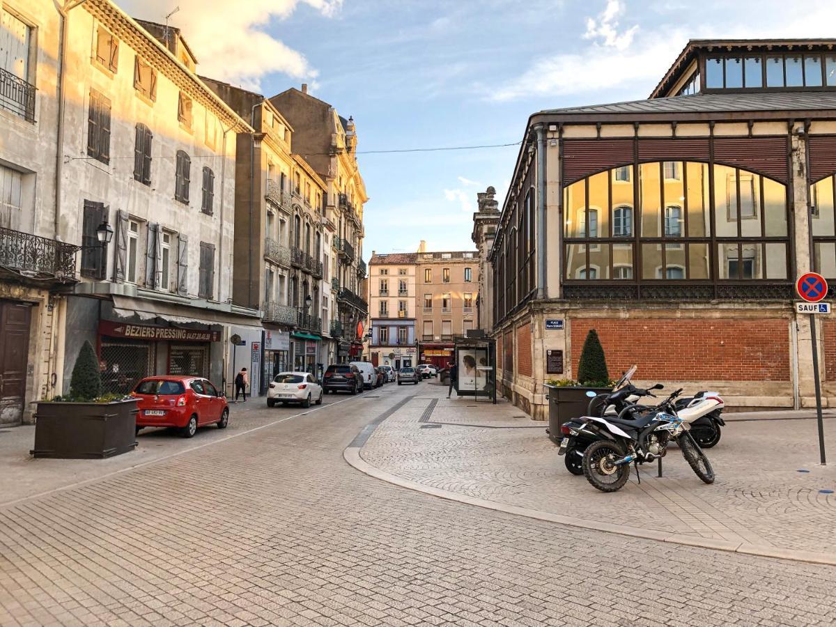 Place De La Mairie, Art Apparts Beziers Luaran gambar