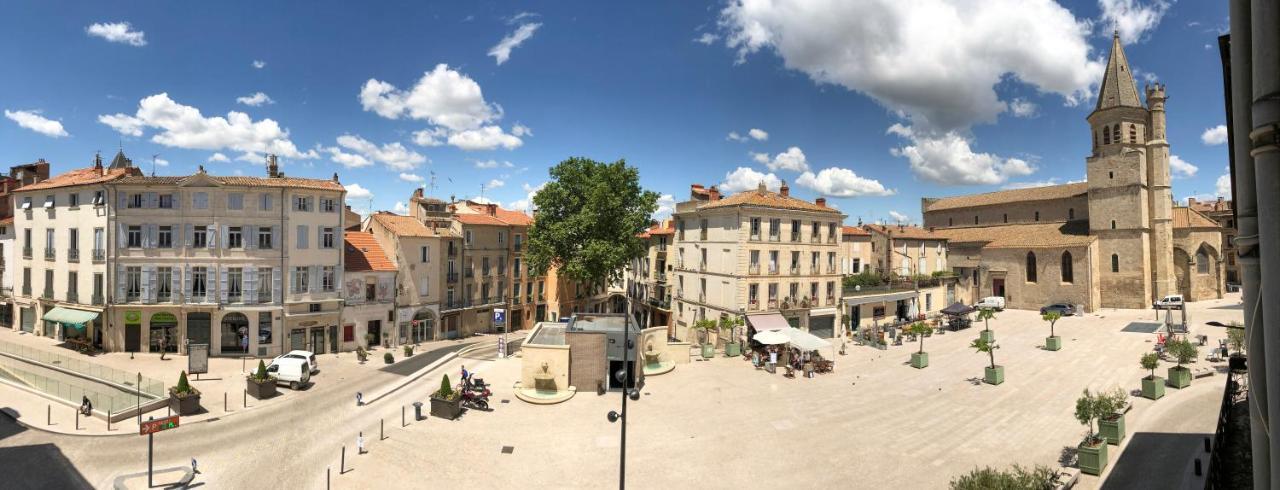 Place De La Mairie, Art Apparts Beziers Luaran gambar